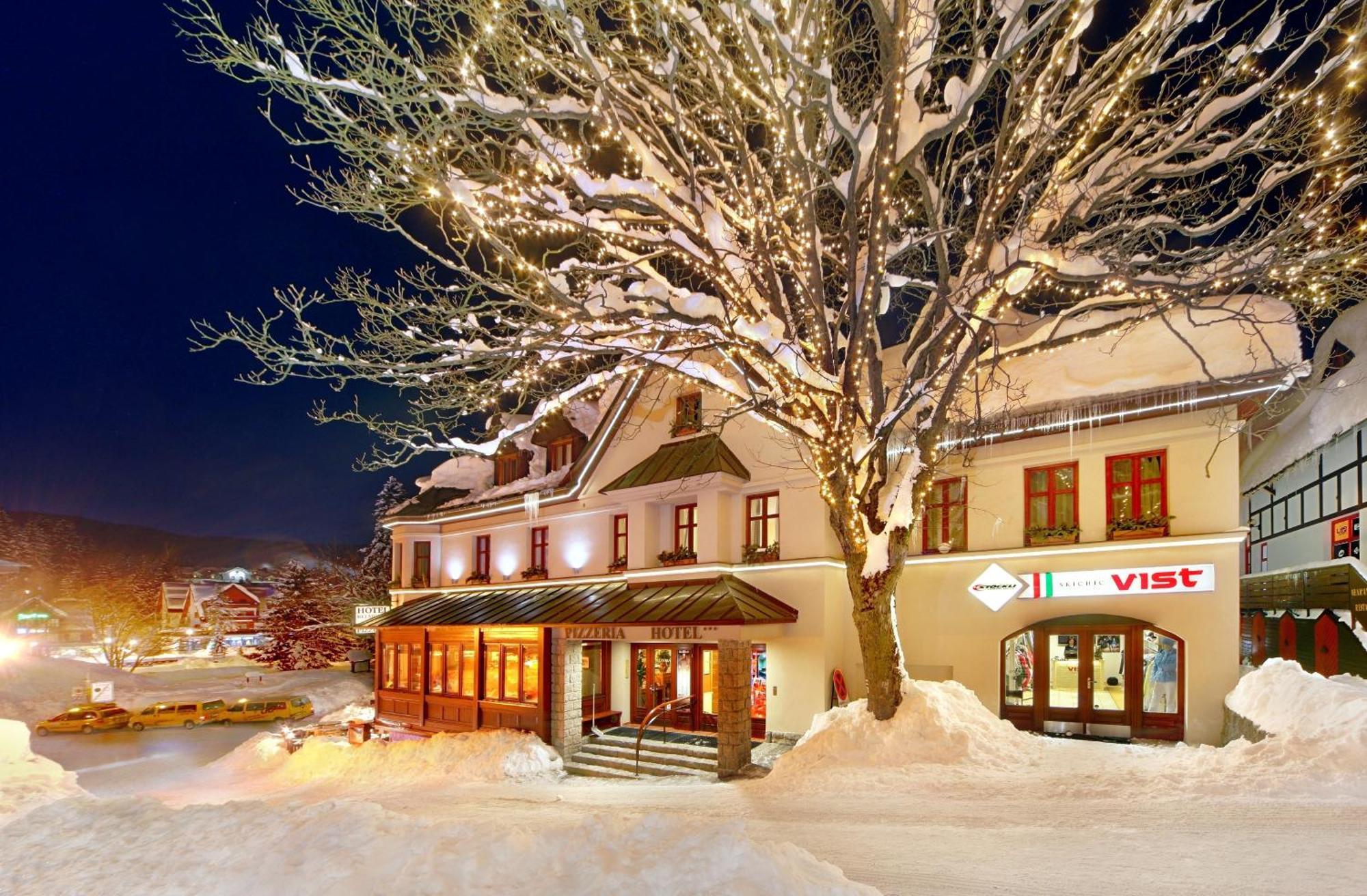 Hotel pizzeria Belmonte Špindlerŭv Mlýn Esterno foto